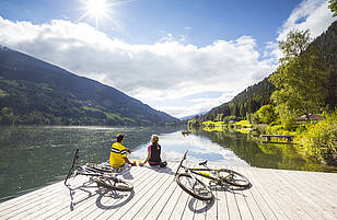 Bike Regenerieren am Naturbadesee Brennsee © Tine Steinthaler_MBN Tourismus