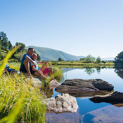 Baden im Windebensee auf der Nockalmstraße © Franz Gerdl_Kärnten Werbung_Biosphärenpark Nockberge_MBN Tourismus