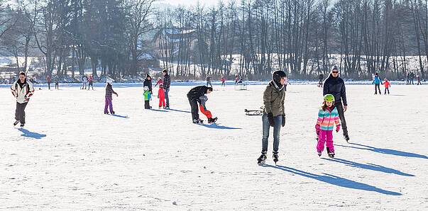 Eislaufen Flatschacher See © pixelworld.at Lampl