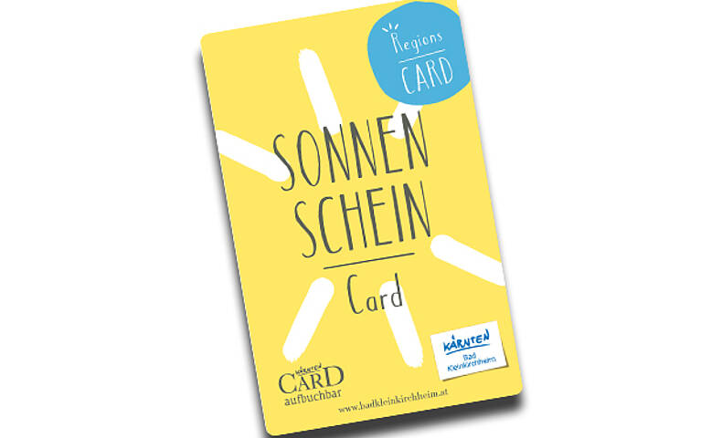 Sonnenschein Card© MBN Tourismus