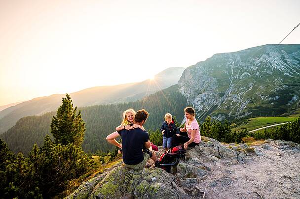 Familienfreundliche Wanderwege in den Nockbergen, perfekt für einen Tagesausflug © Gert Perauer_MBN Tourismus